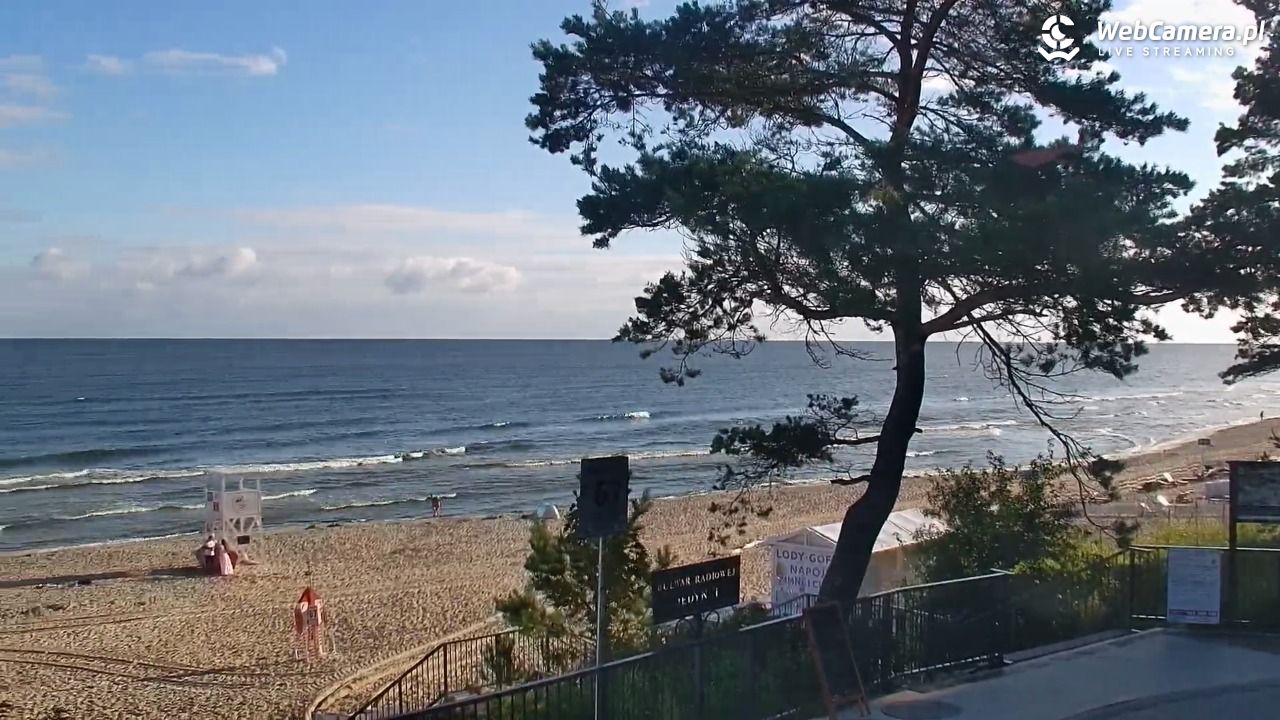 STEGNA  - widok na plażę - 07 sierpień 2026, 07:44