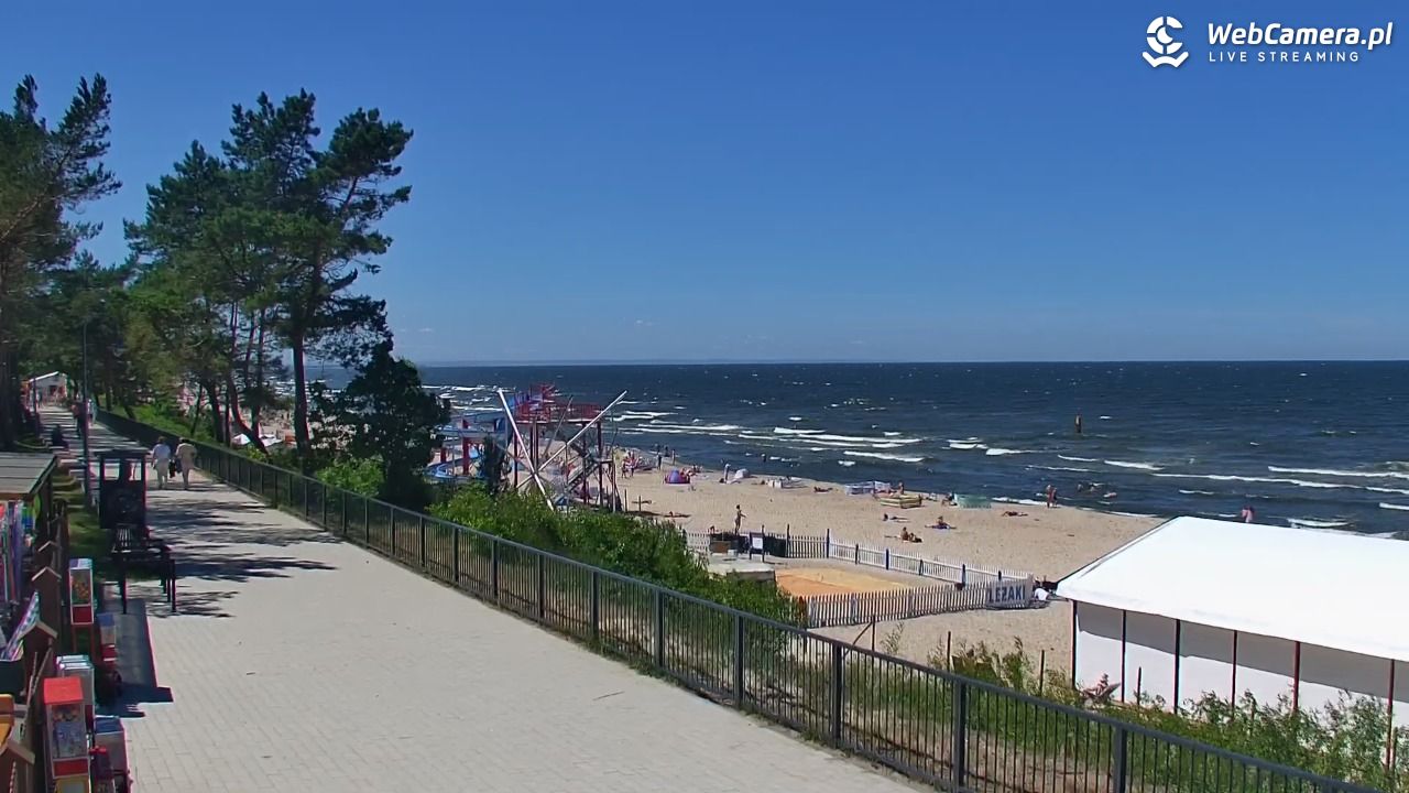 STEGNA  - widok na plażę - 22 czerwiec 2026, 13:42