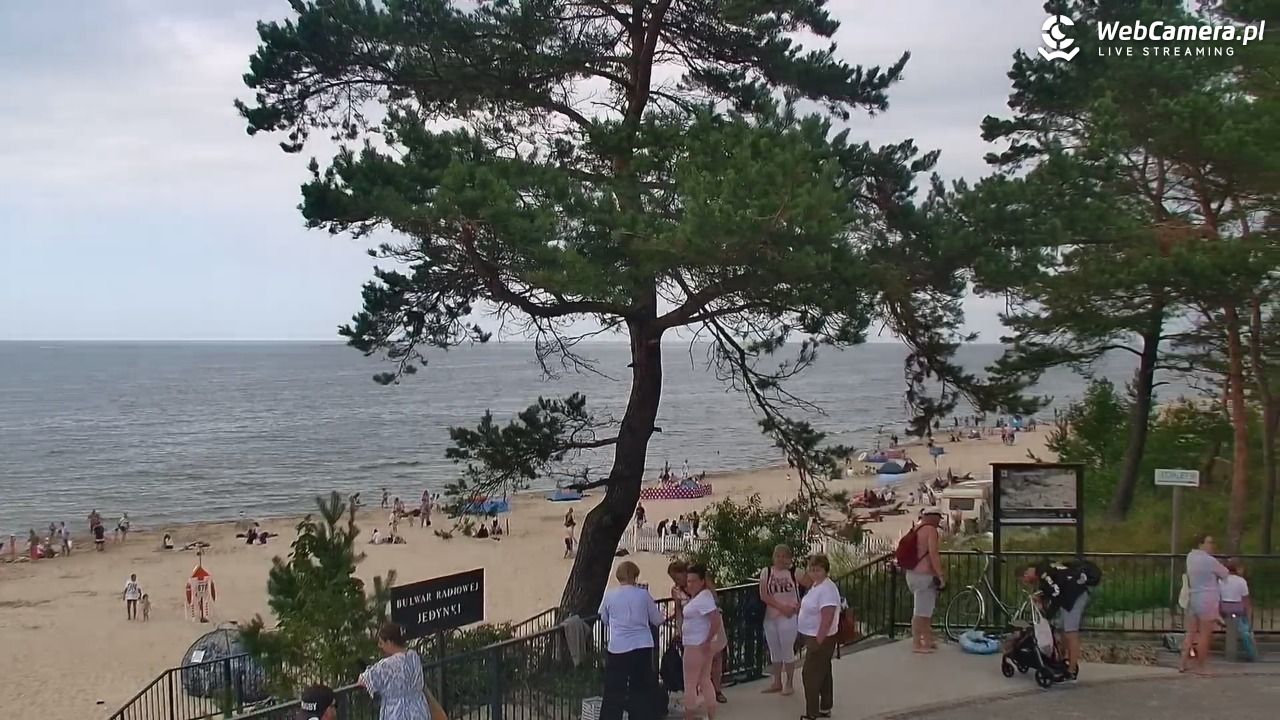 STEGNA  - widok na plażę - 27 lipiec 2025, 16:06