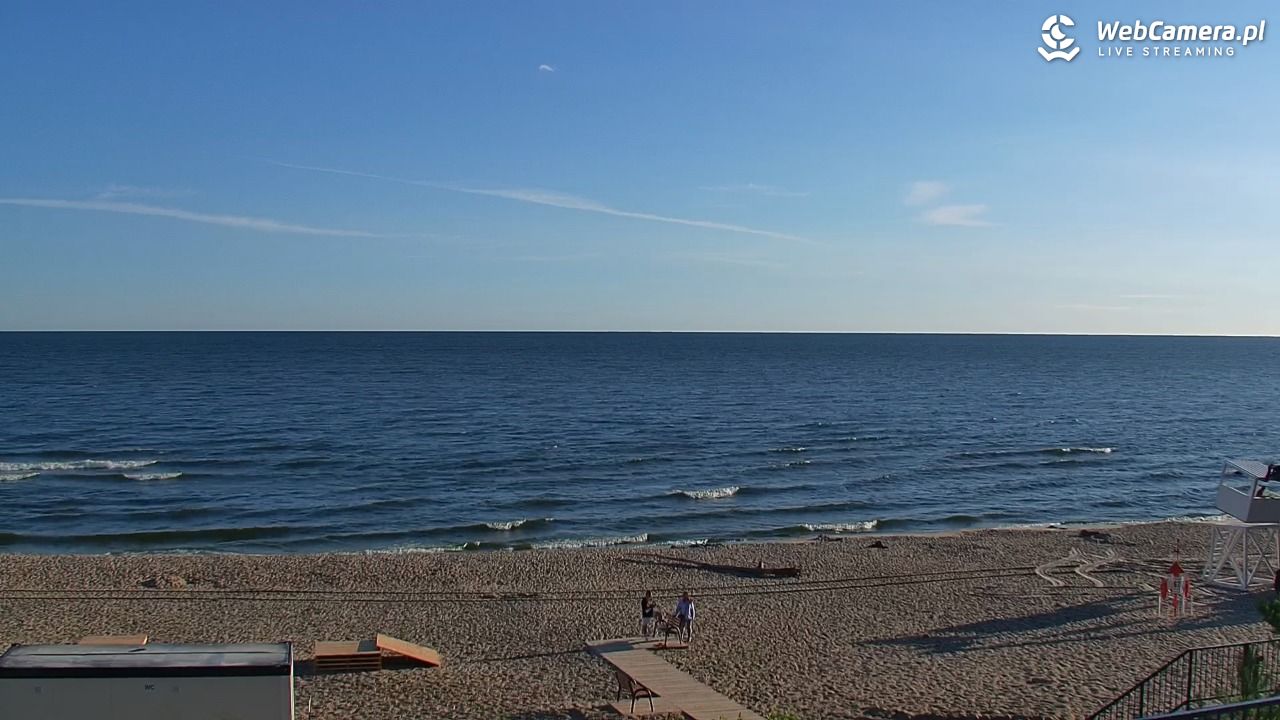 STEGNA  - widok na plażę - 22 czerwiec 2026, 06:11