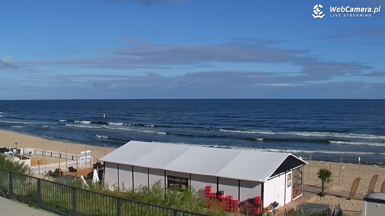 STEGNA  - widok na plażę - 07 sierpień 2026, 08:24