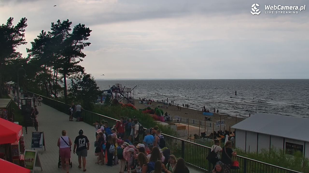 STEGNA  - widok na plażę - 06 sierpień 2026, 16:15