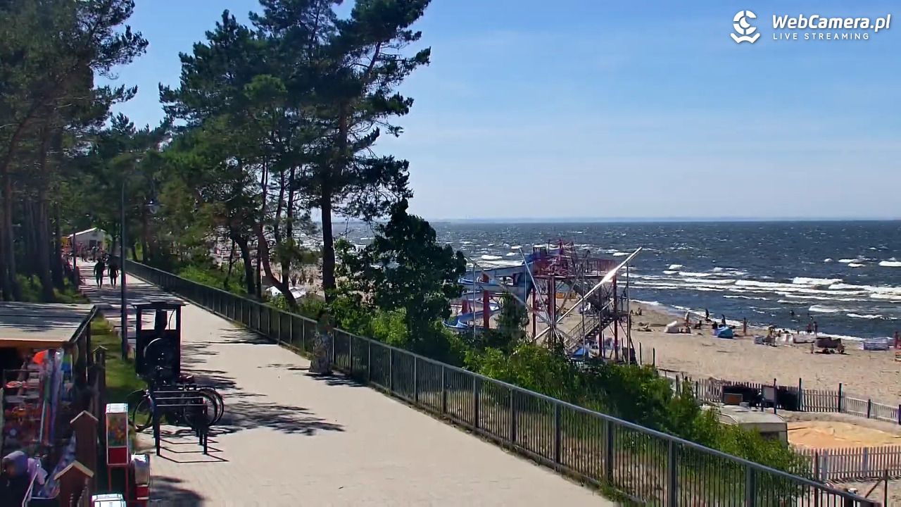 STEGNA  - widok na plażę - 22 czerwiec 2026, 15:45