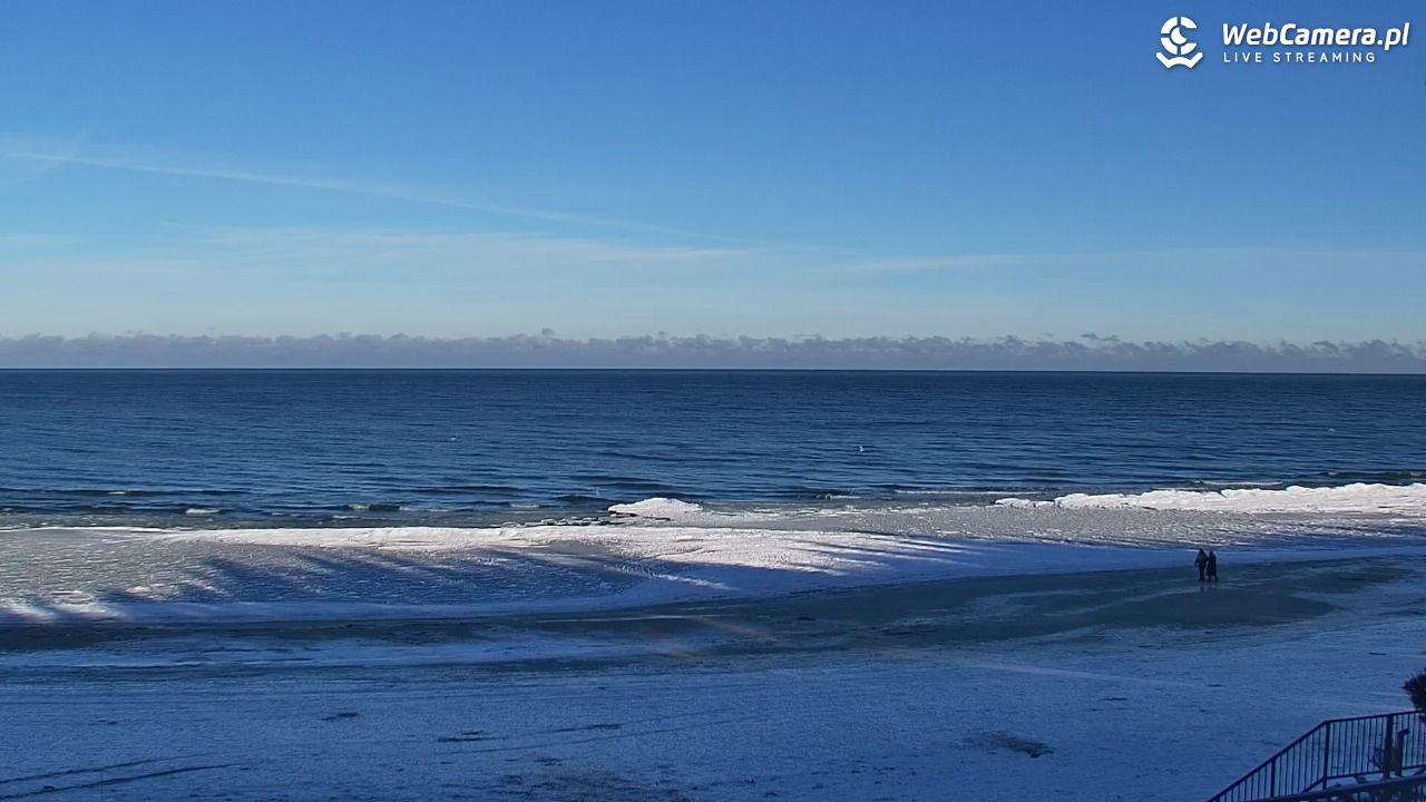 STEGNA  - widok na plażę - 01 luty 2026, 09:50