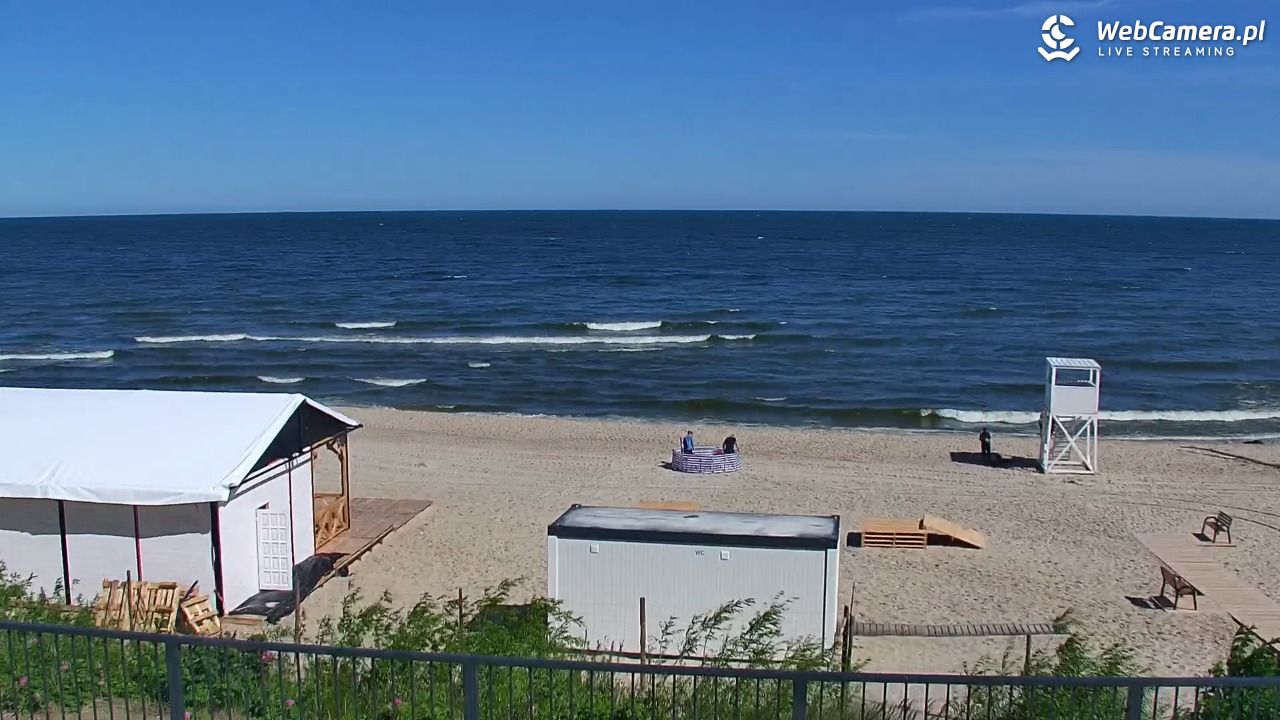 STEGNA  - widok na plażę - 22 czerwiec 2026, 09:49