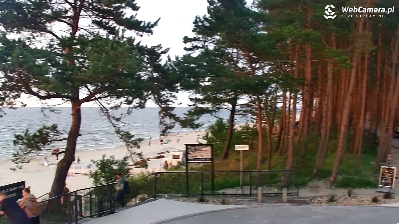 STEGNA  - widok na plażę - 26 lipiec 2025, 20:28