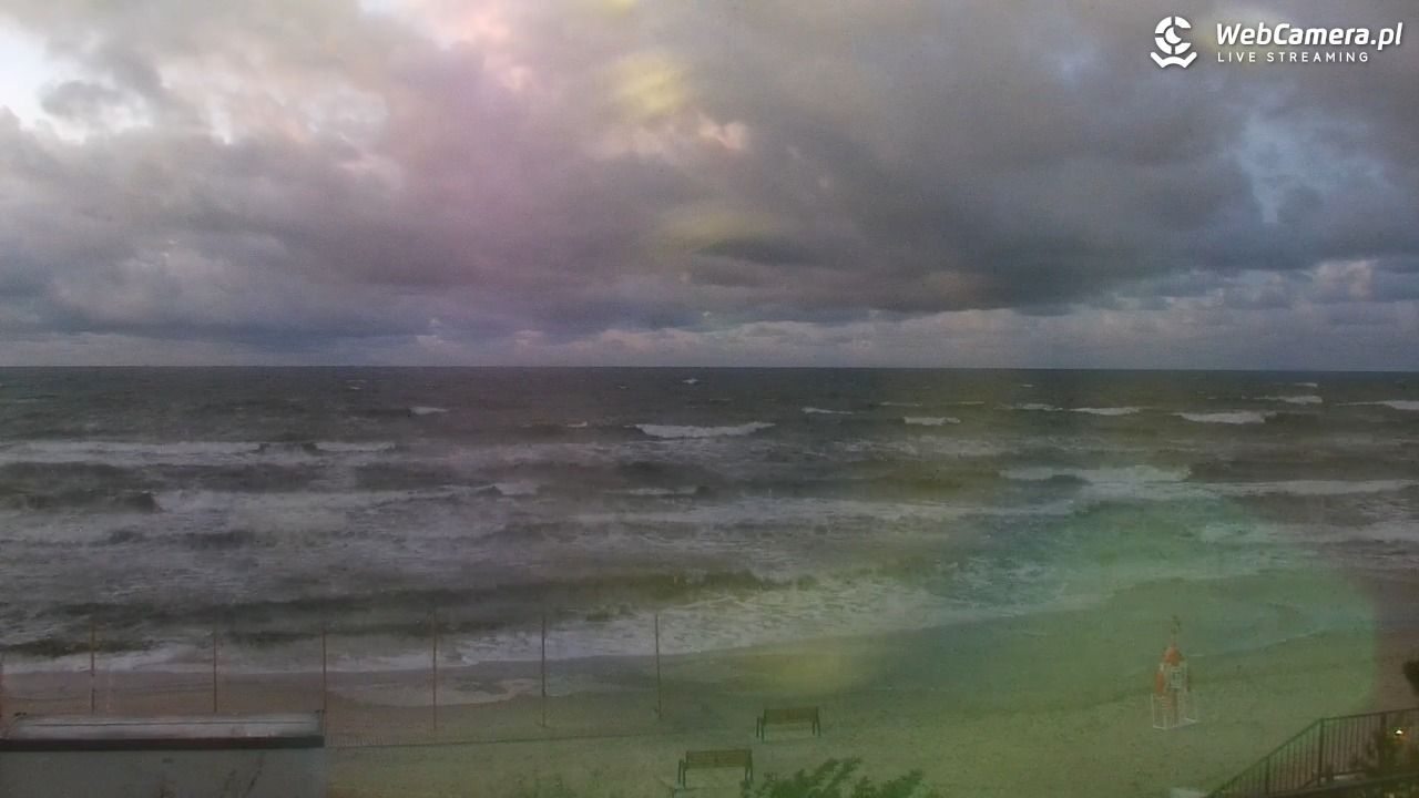 STEGNA  - widok na plażę - 22 wresień 2026, 19:08