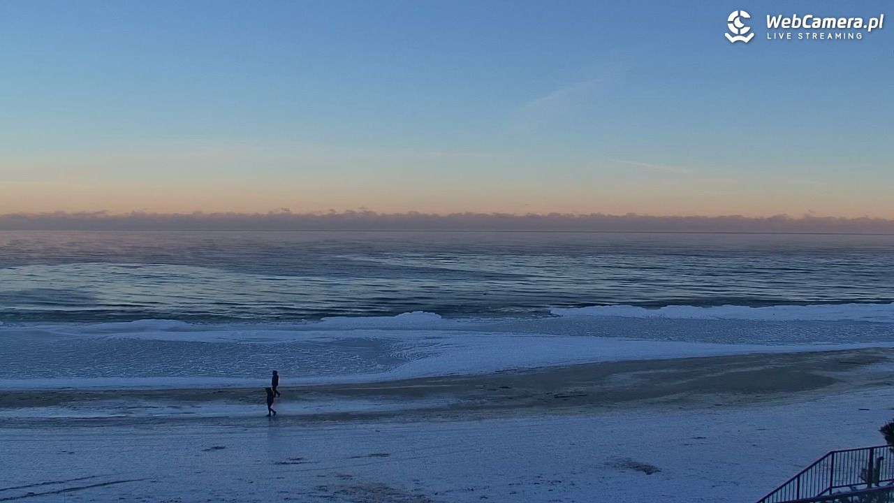 STEGNA  - widok na plażę - 01 luty 2026, 08:03
