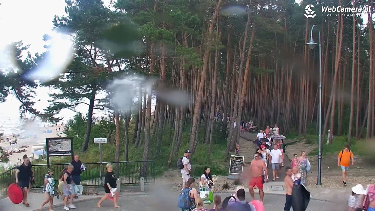 STEGNA  - widok na plażę - 26 lipiec 2025, 15:35