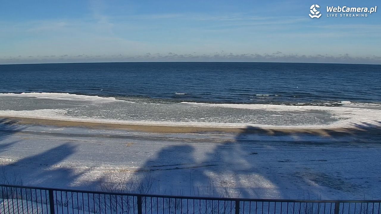 STEGNA  - widok na plażę - 01 luty 2026, 10:50