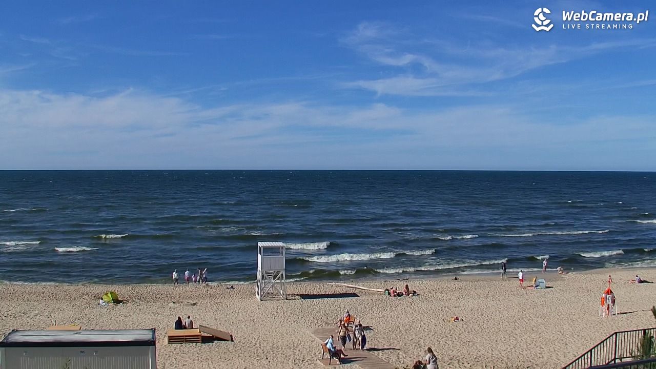 STEGNA  - widok na plażę - 22 czerwiec 2026, 16:52