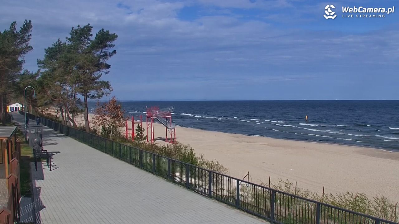 STEGNA  - widok na plażę - 08 maj 2026, 09:04