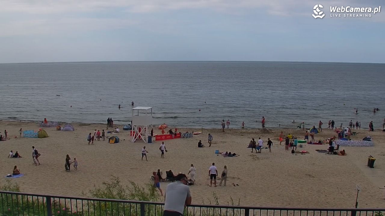 STEGNA  - widok na plażę - 27 lipiec 2025, 16:12
