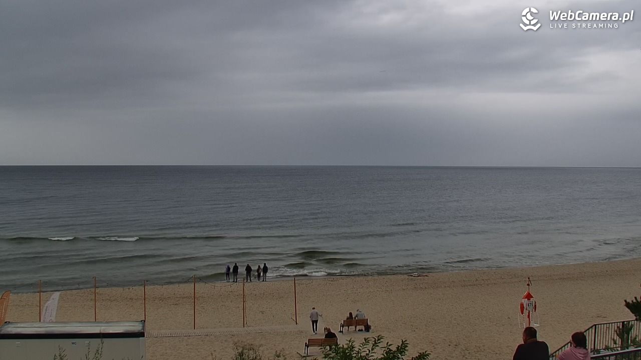 STEGNA  - widok na plażę - 20 wresień 2026, 09:41
