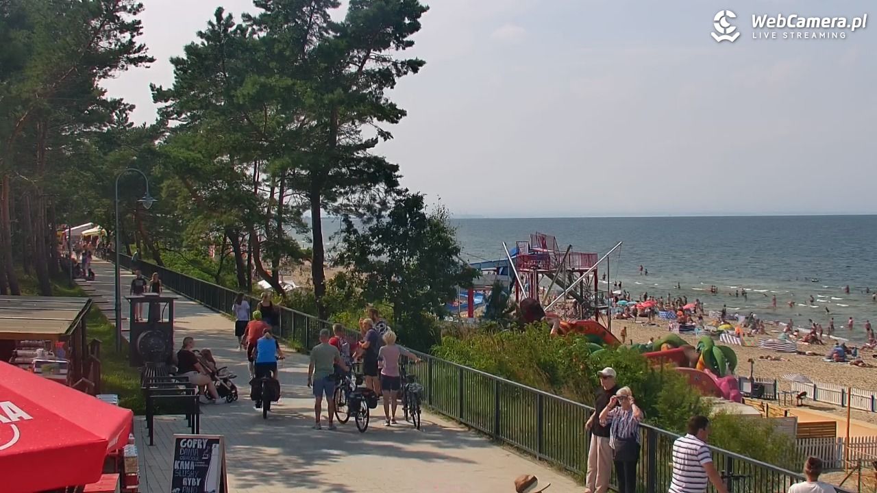 STEGNA  - widok na plażę - 06 sierpień 2026, 14:50