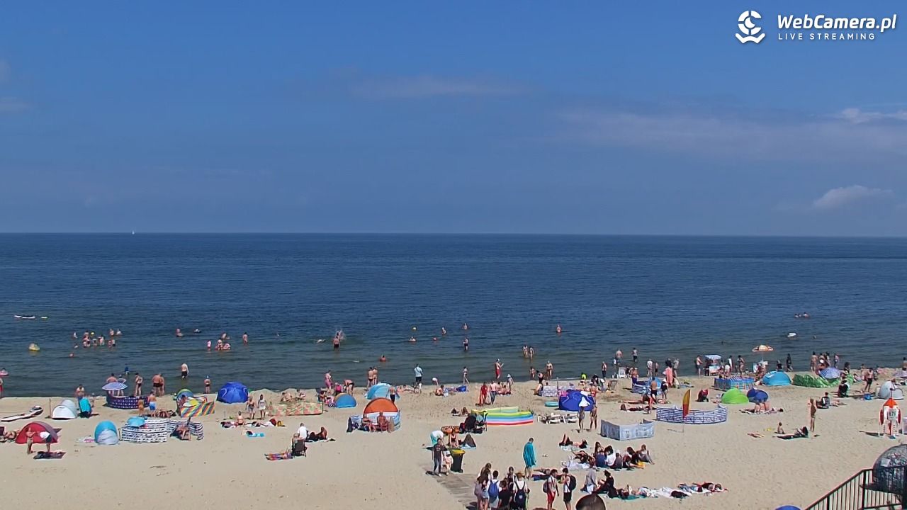 STEGNA  - widok na plażę - 26 lipiec 2025, 12:13