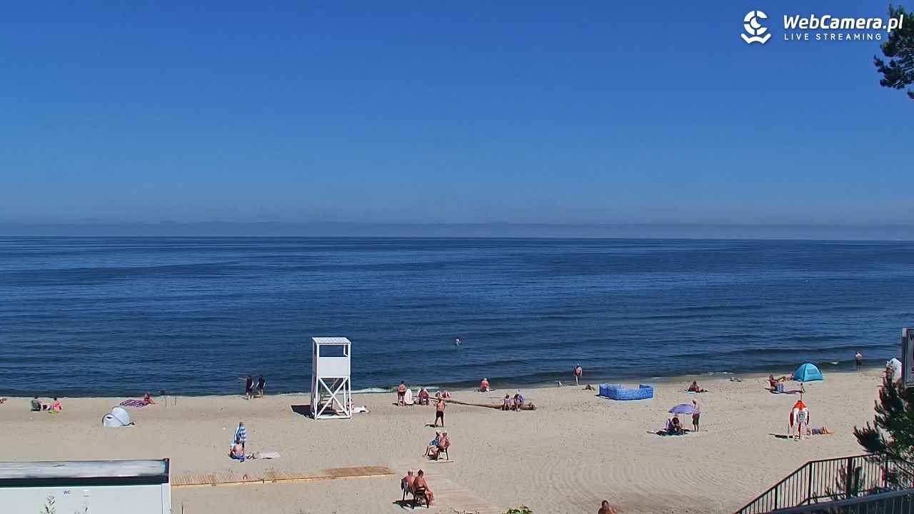 STEGNA  - widok na plażę - 23 czerwiec 2026, 11:43