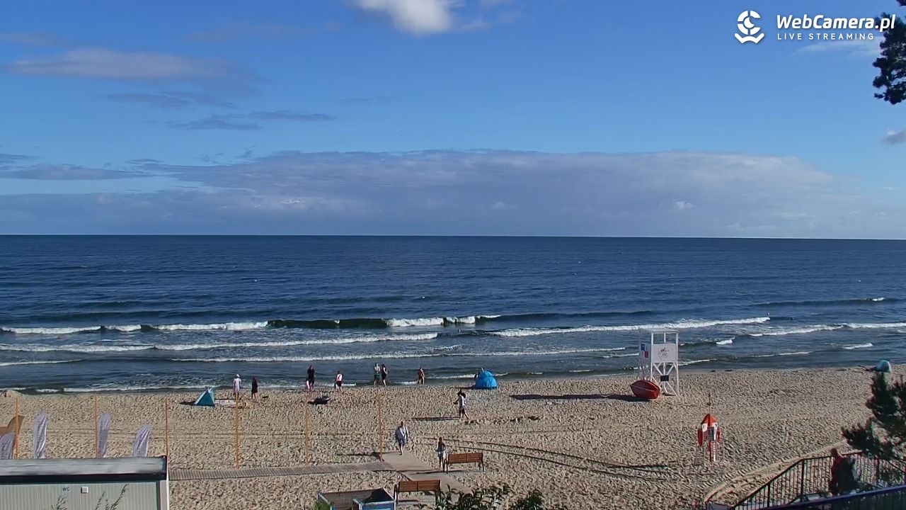 STEGNA  - widok na plażę - 07 sierpień 2026, 08:25