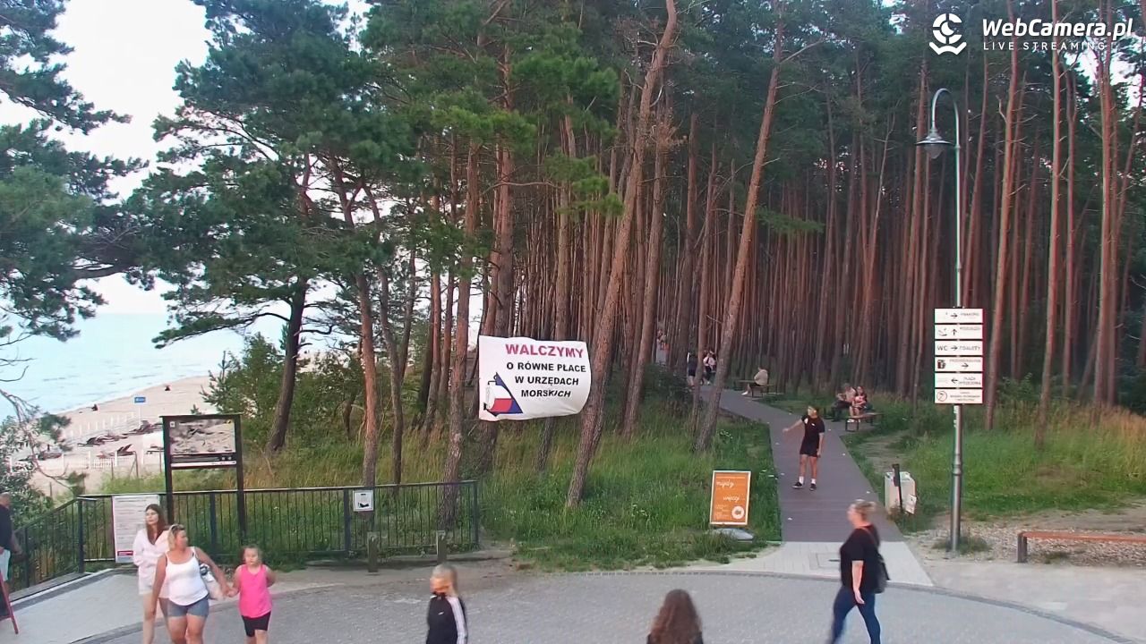 STEGNA  - widok na plażę - 06 sierpień 2026, 19:52