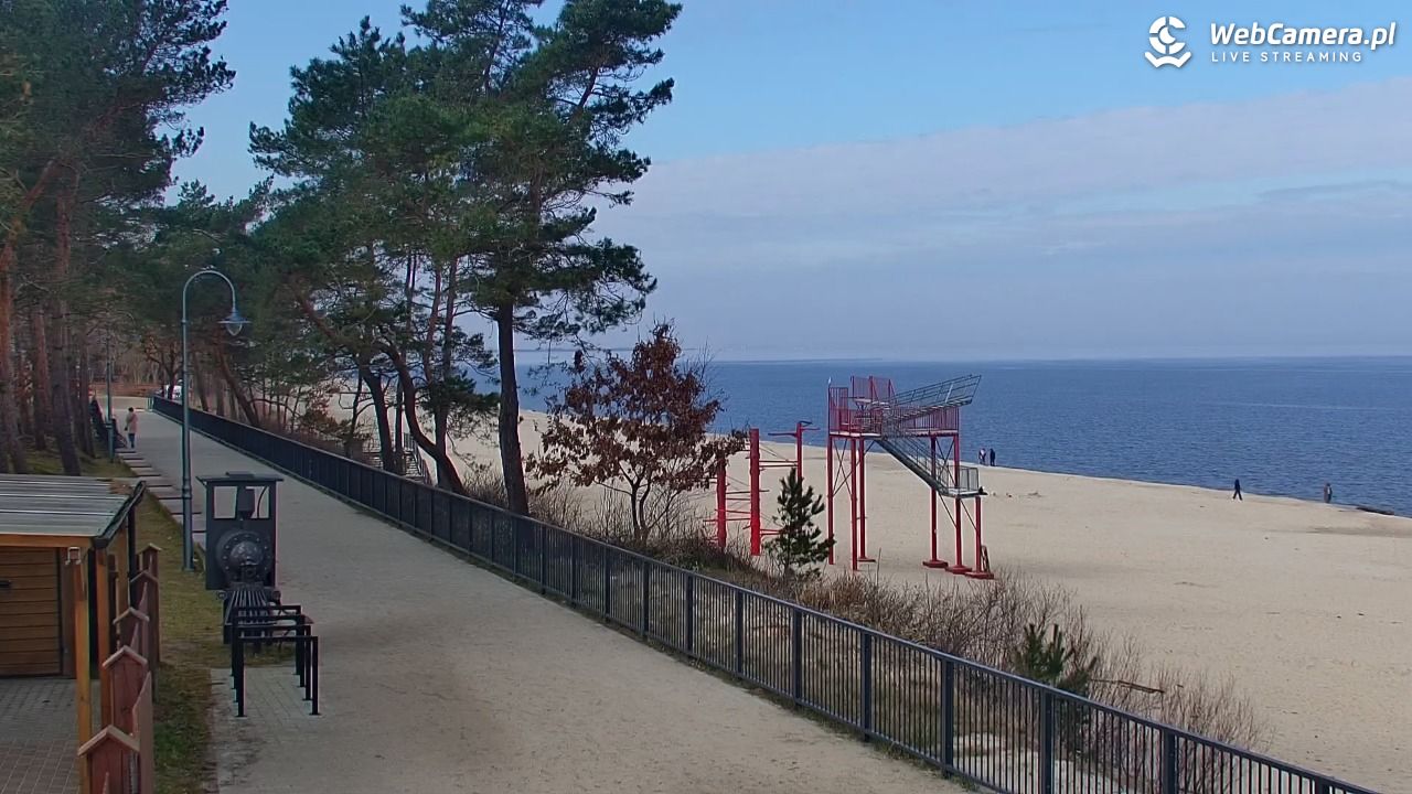 STEGNA  - widok na plażę - 19 marzec 2026, 11:02