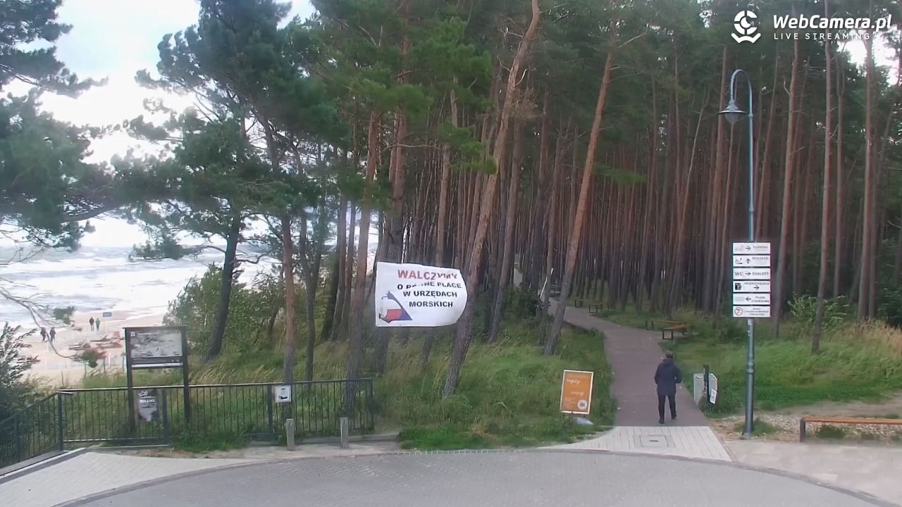 STEGNA  - widok na plażę - 22 wresień 2026, 15:41