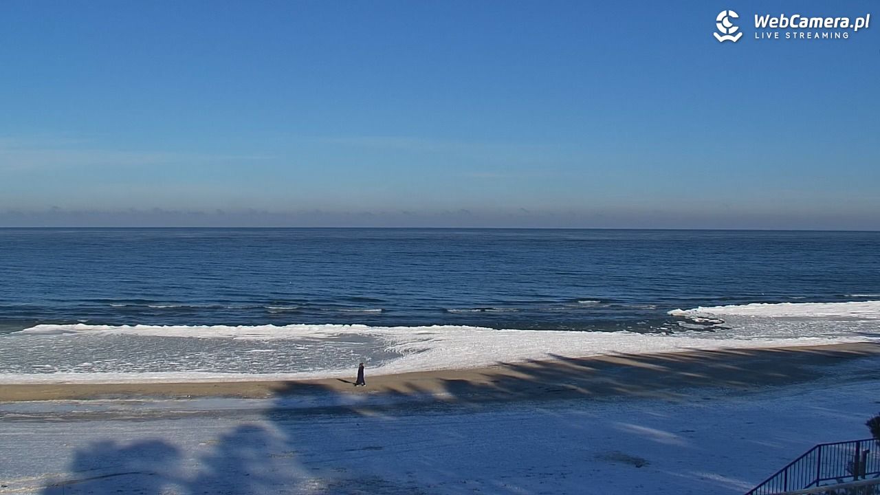 STEGNA  - widok na plażę - 02 luty 2026, 11:04