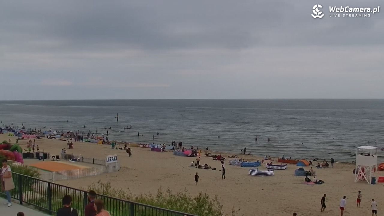 STEGNA  - widok na plażę - 26 lipiec 2025, 11:16