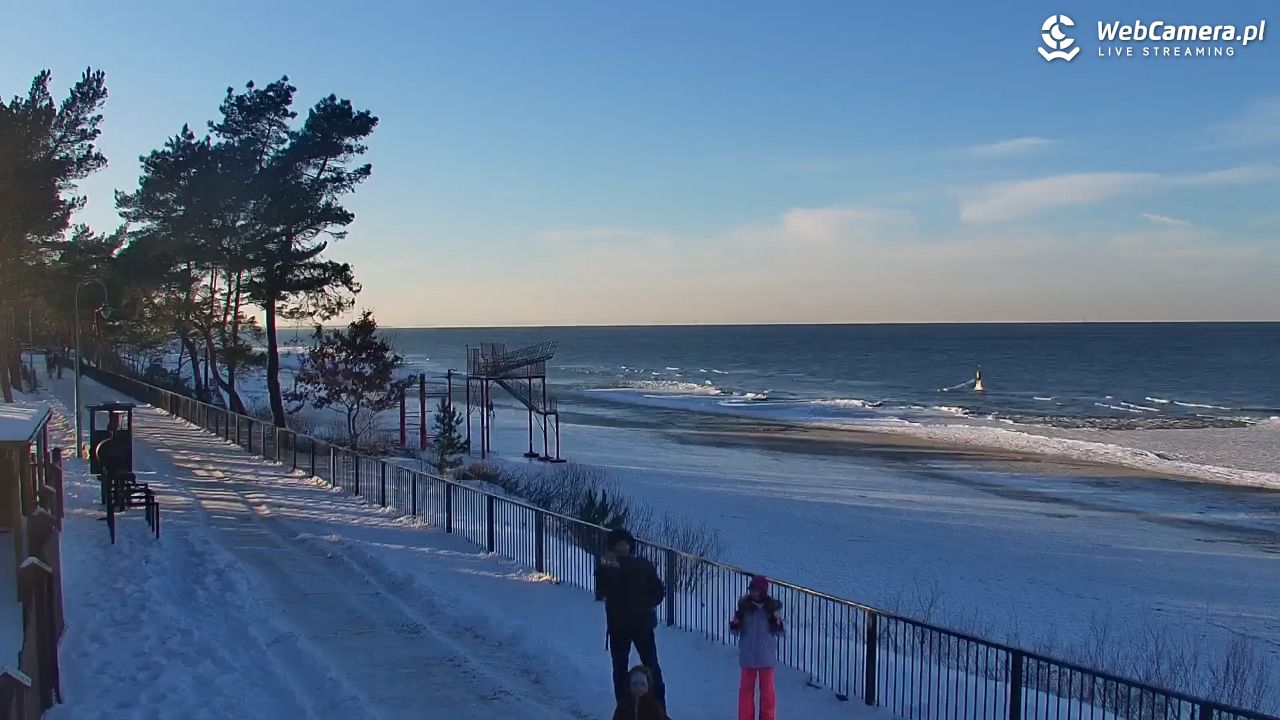 STEGNA  - widok na plażę - 02 luty 2026, 15:10