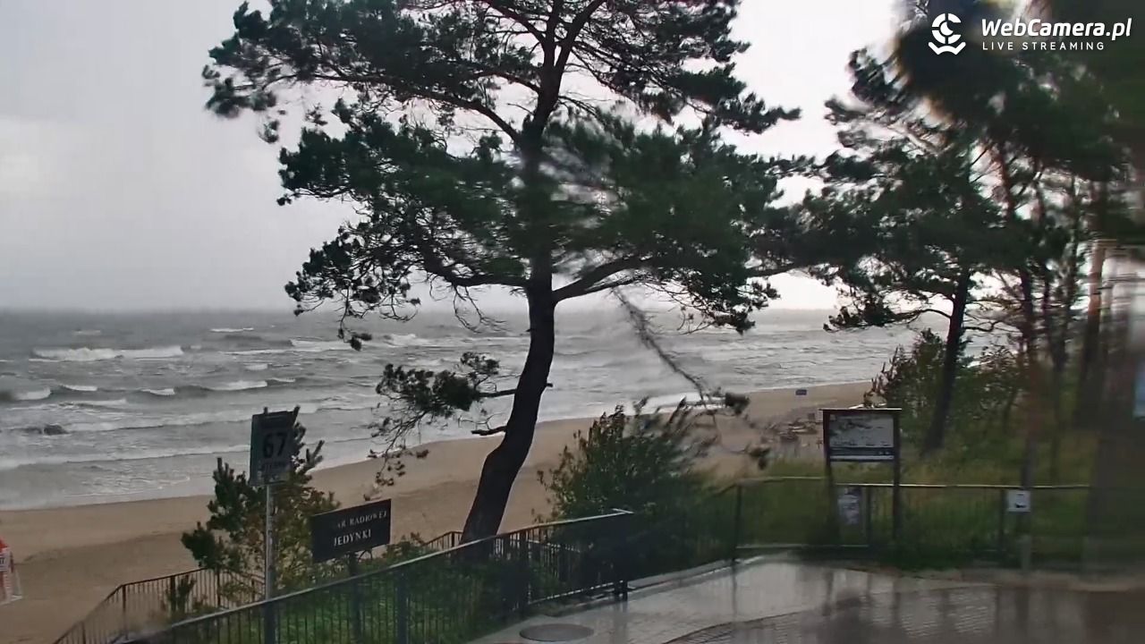STEGNA  - widok na plażę - 23 wresień 2026, 07:53