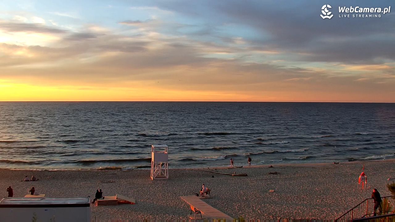 STEGNA  - widok na plażę - 22 czerwiec 2026, 21:12