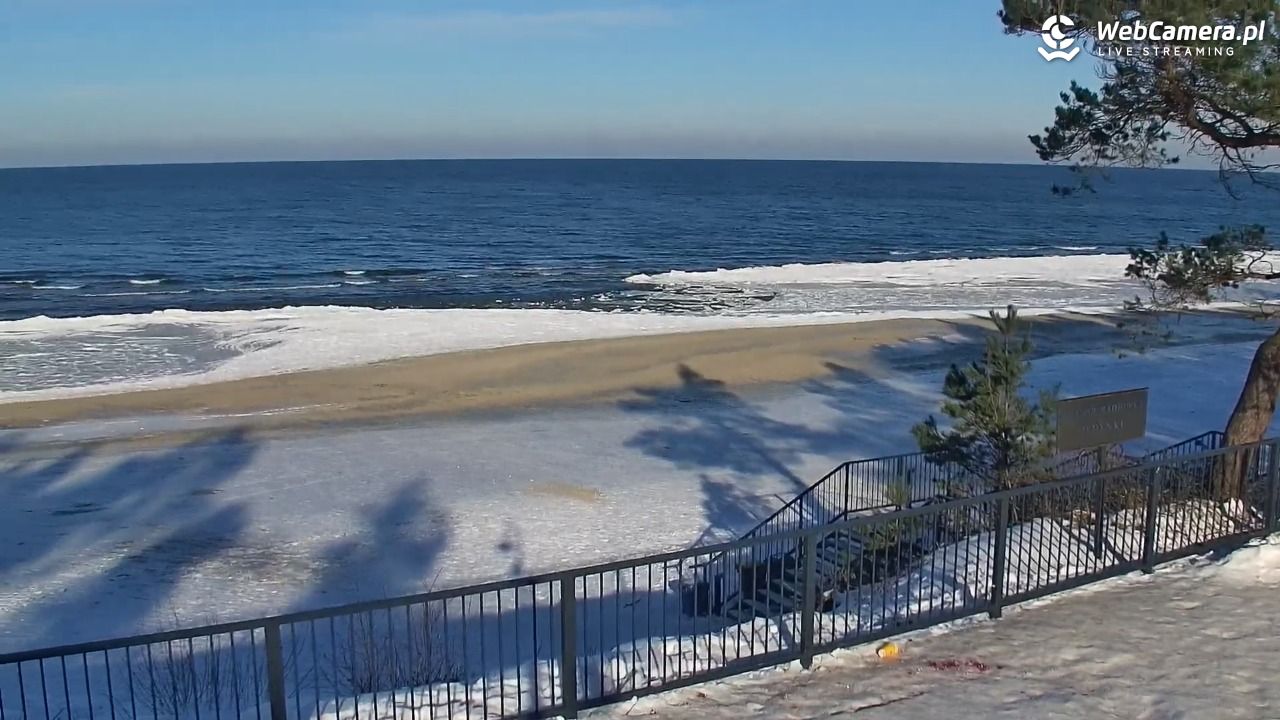 STEGNA  - widok na plażę - 02 luty 2026, 13:03