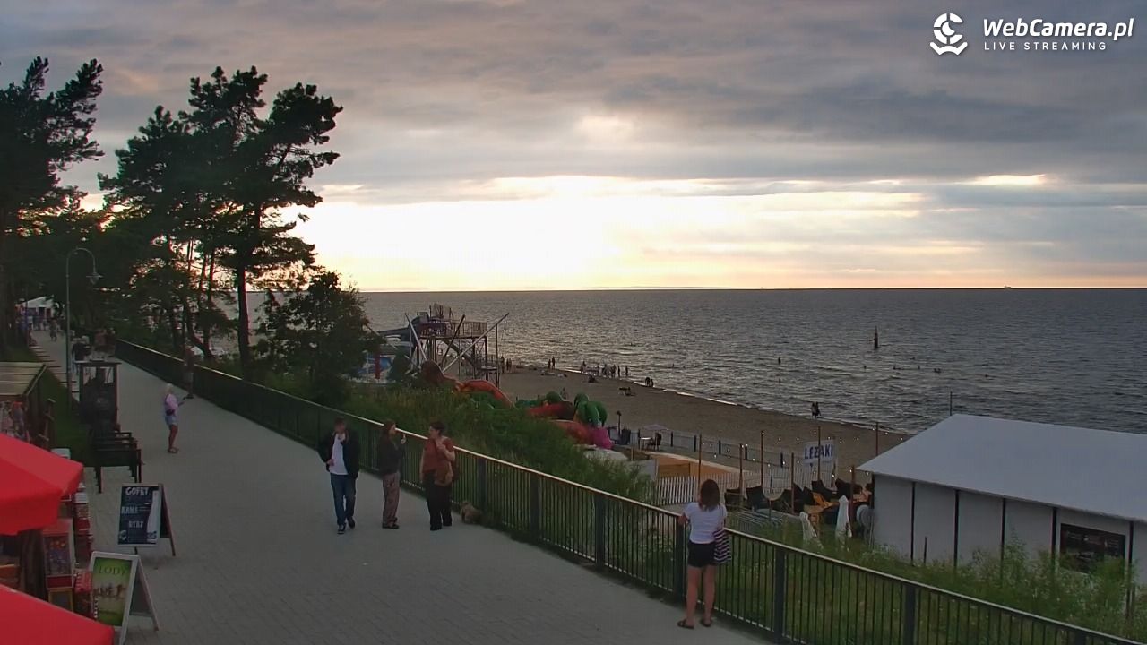 STEGNA  - widok na plażę - 06 sierpień 2026, 19:08