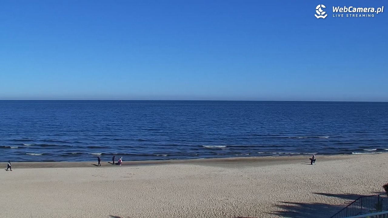 STEGNA  - widok na plażę - 21 marzec 2026, 10:02