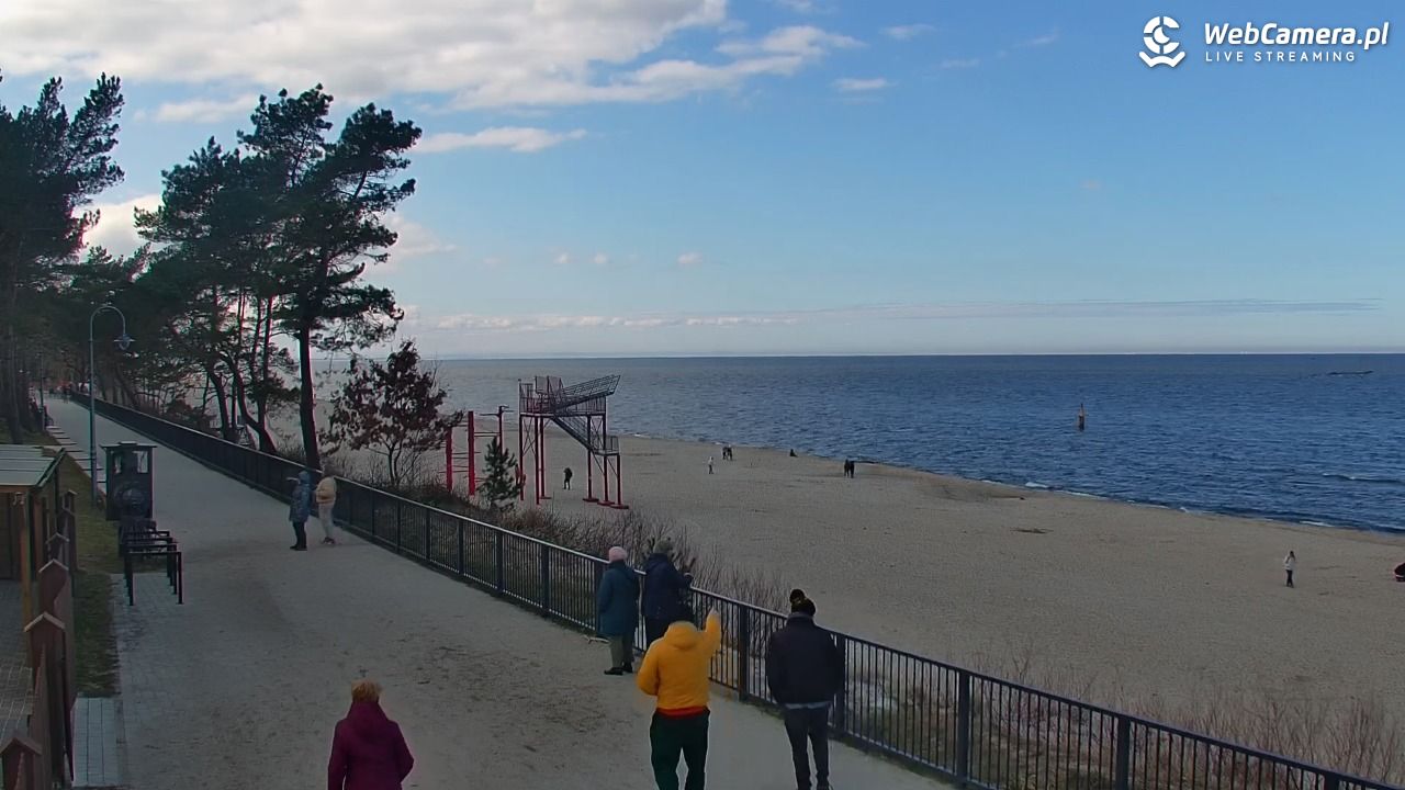 STEGNA  - widok na plażę - 21 marzec 2026, 13:06