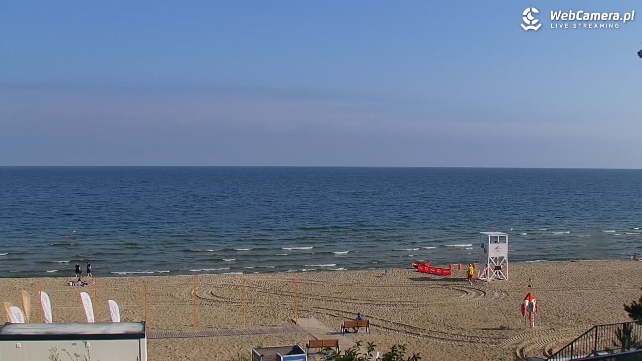 STEGNA  - widok na plażę - 06 sierpień 2026, 09:10