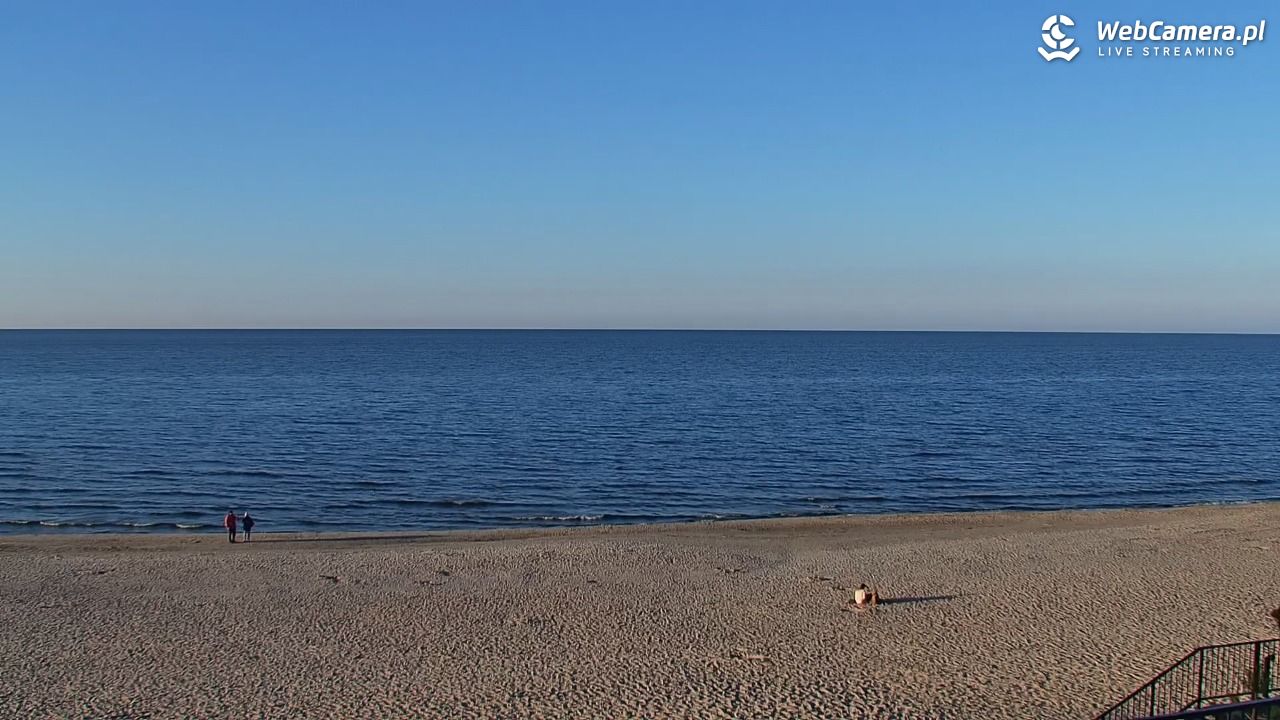 STEGNA  - widok na plażę - 21 marzec 2026, 16:55