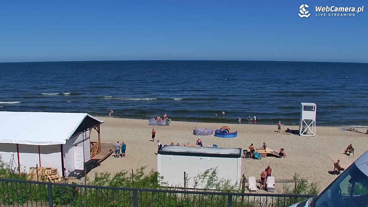 STEGNA  - widok na plażę - 22 czerwiec 2026, 11:12