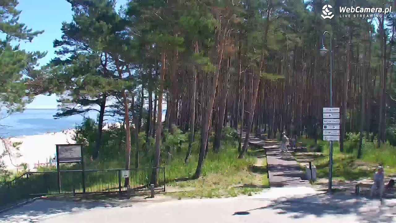 STEGNA  - widok na plażę - 23 czerwiec 2026, 11:06