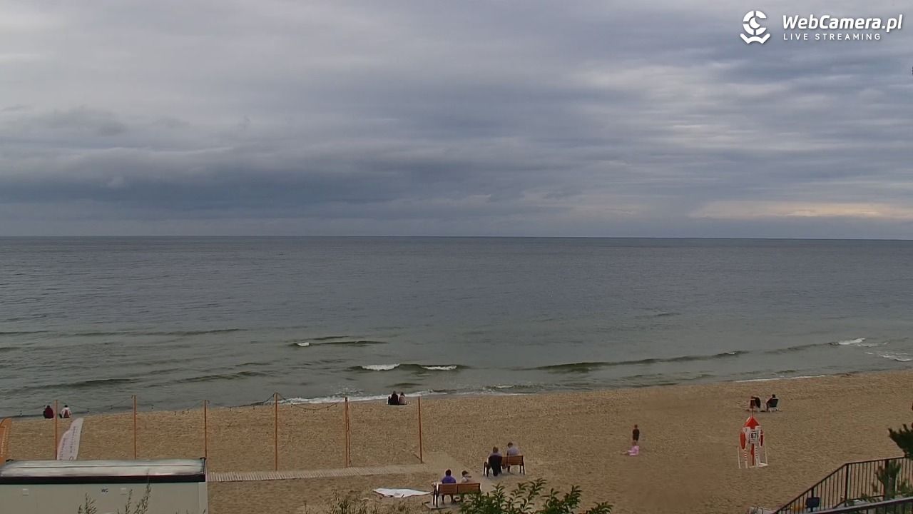STEGNA  - widok na plażę - 20 wresień 2026, 12:12