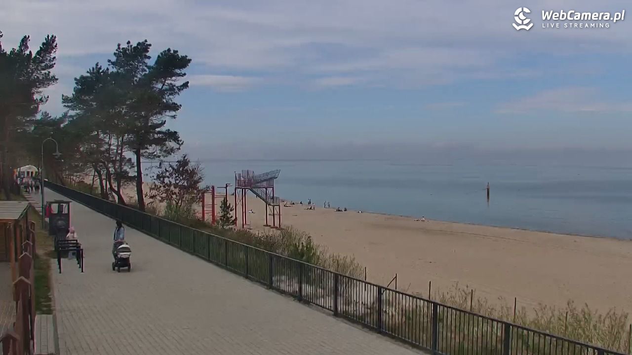 STEGNA  - widok na plażę - 04 maj 2026, 11:25