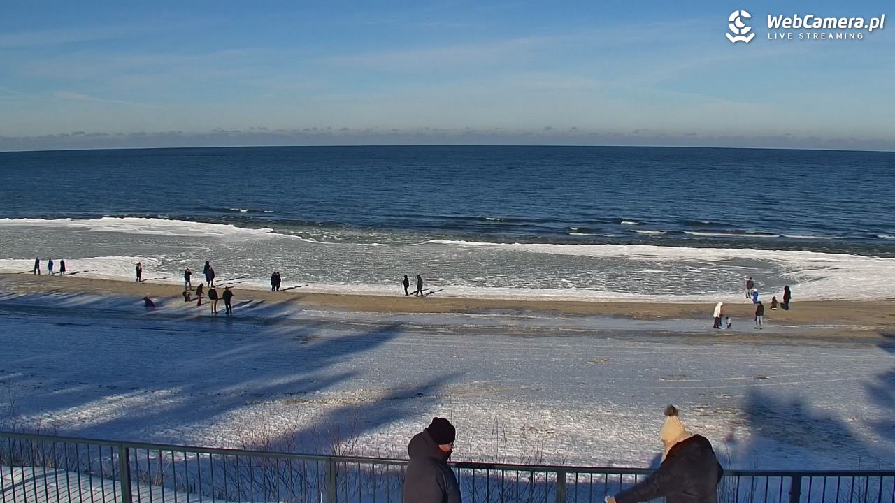 STEGNA  - widok na plażę - 01 luty 2026, 12:04