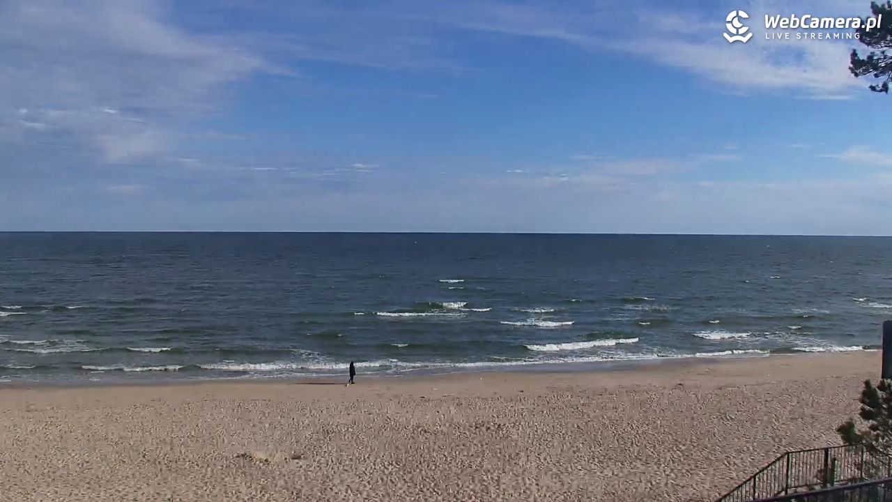 STEGNA  - widok na plażę - 08 maj 2026, 07:54