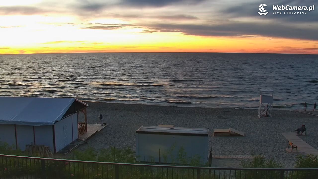 STEGNA  - widok na plażę - 22 czerwiec 2026, 21:53