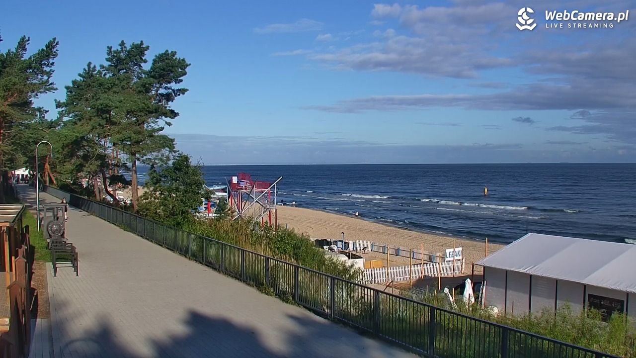 STEGNA  - widok na plażę - 07 sierpień 2026, 07:29
