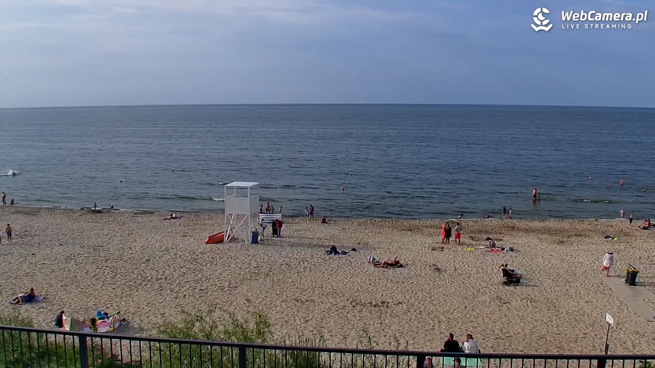 STEGNA  - widok na plażę - 27 lipiec 2025, 17:39