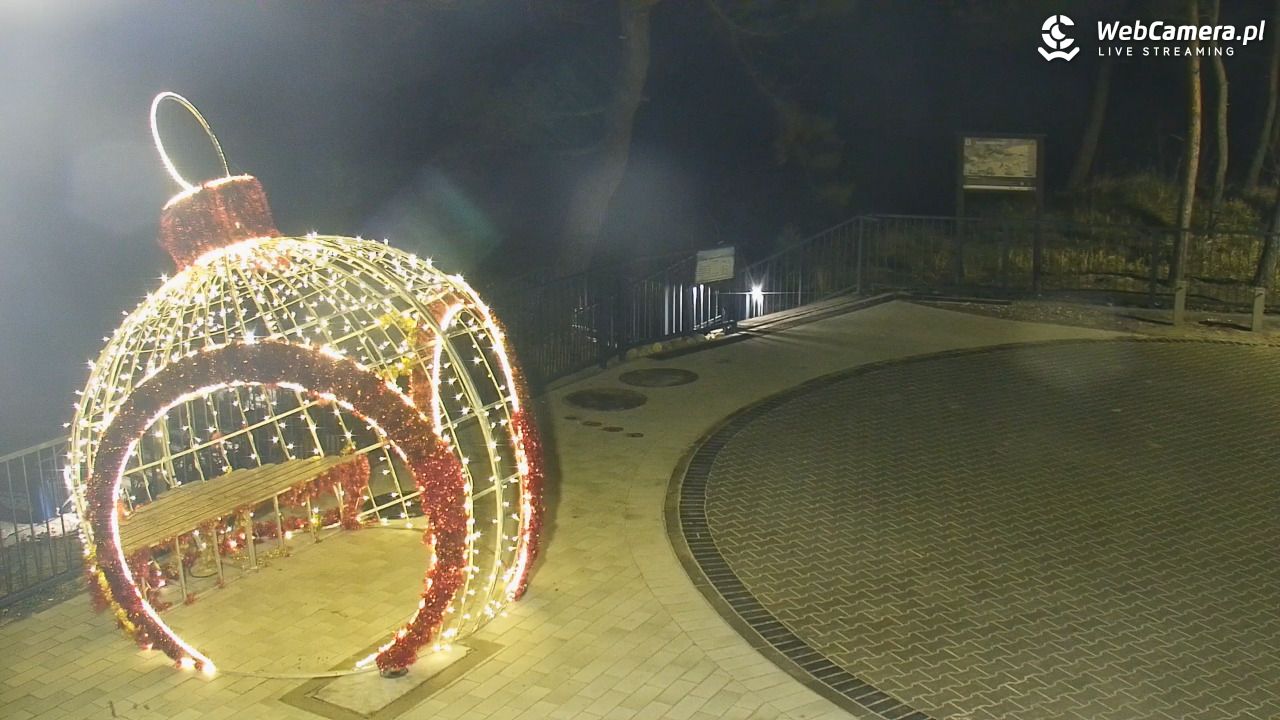 STEGNA  - widok na plażę - 14 grudzień 2025, 19:26