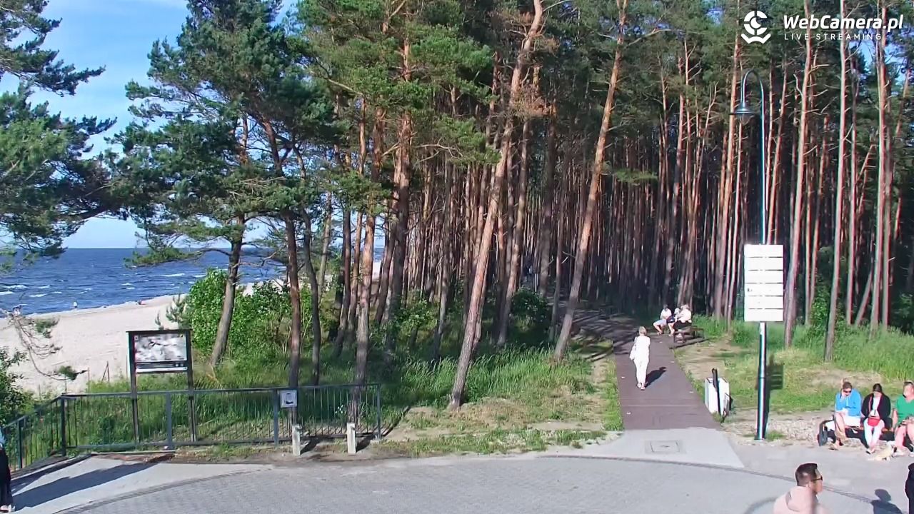 STEGNA  - widok na plażę - 22 czerwiec 2026, 18:41