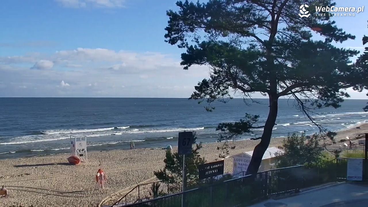 STEGNA  - widok na plażę - 07 sierpień 2026, 08:14