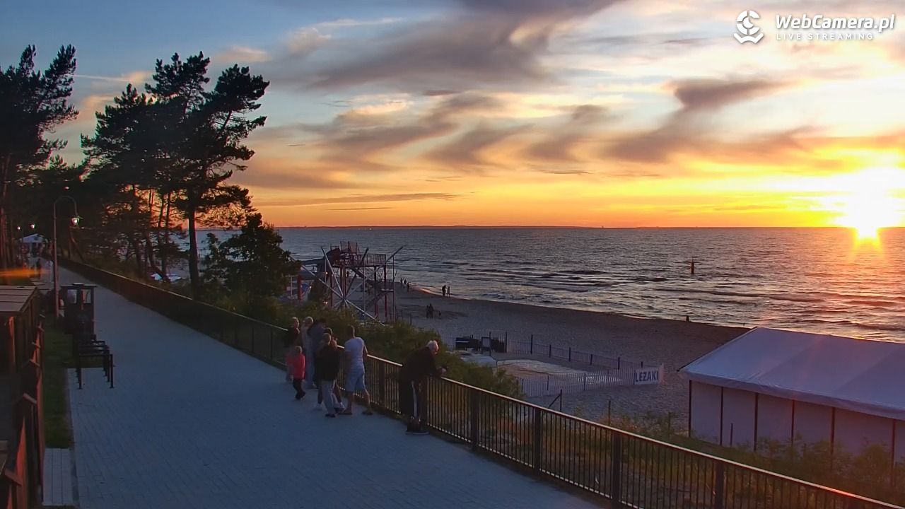 STEGNA  - widok na plażę - 22 czerwiec 2026, 21:18