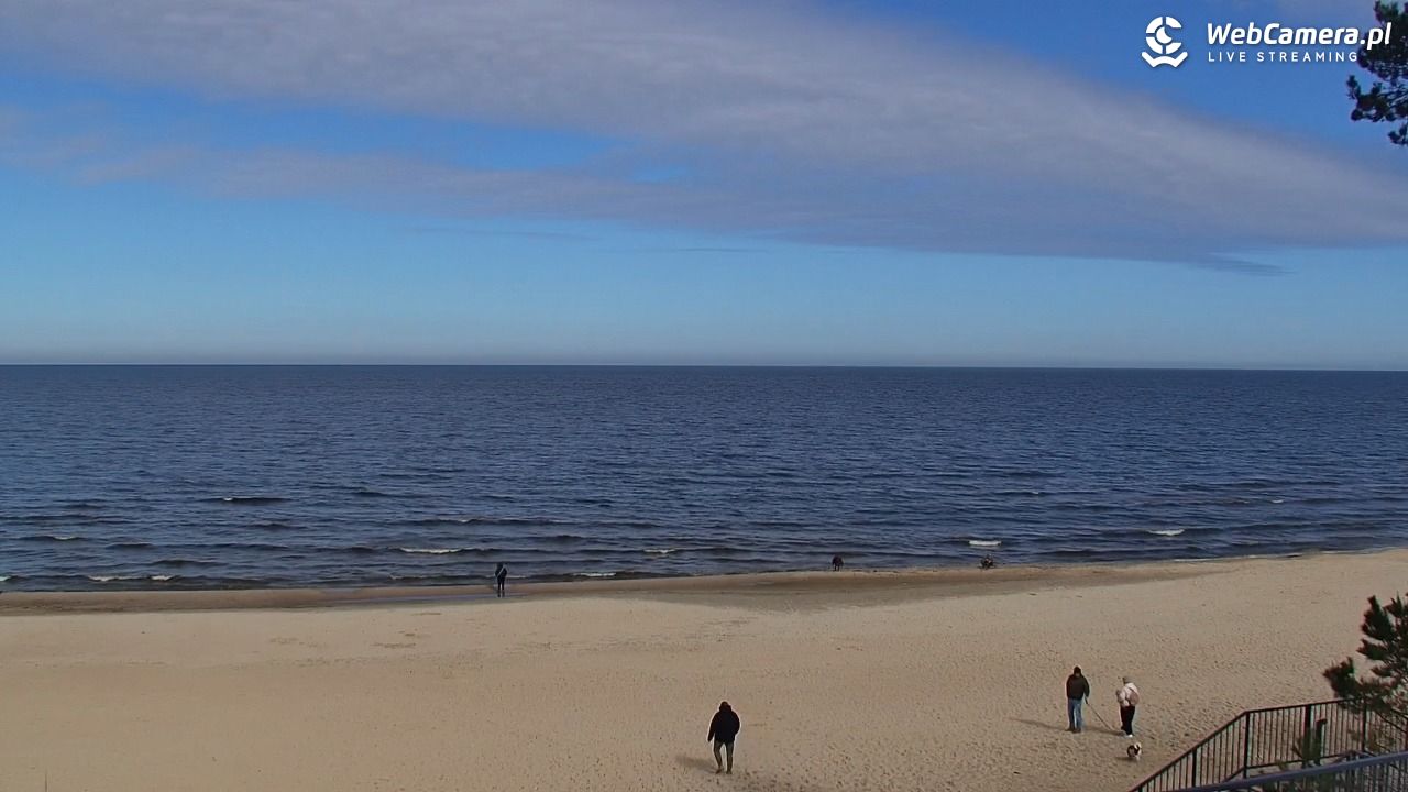 STEGNA  - widok na plażę - 21 marzec 2026, 11:03